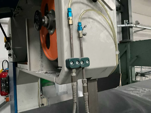 1999 müller sbs 1150 lintzaag met tafel en lasapparaat - afbeelding 3 van  11