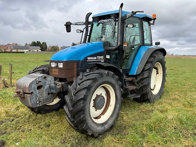 1999 new holland ts115 vierwielaangedreven landbouwtractor - afbeelding 1 van  21
