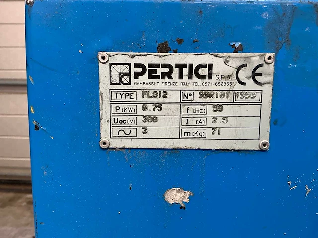 1999 pertici fl812 slijpmachine - afbeelding 4 van  7