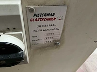 1999 pieterman glas techniek 1089 band glasslijpmachine - afbeelding 4 van  4