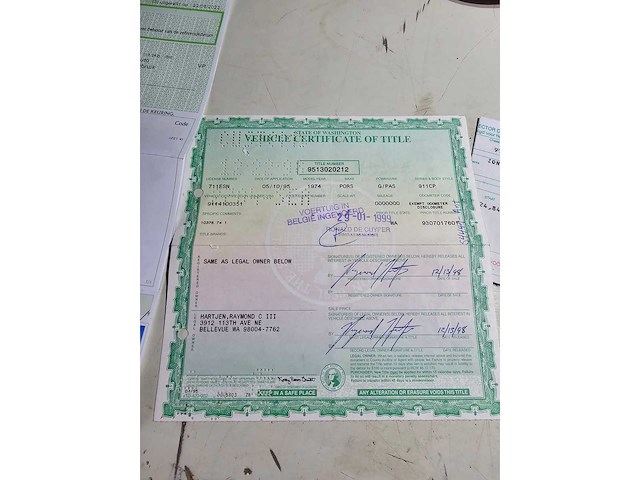 1999 porsche 911 coupé oldtimer - afbeelding 9 van  20