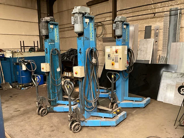 1999 sefac industries 1200m72 mobiele hefbrug (4x) - afbeelding 1 van  20