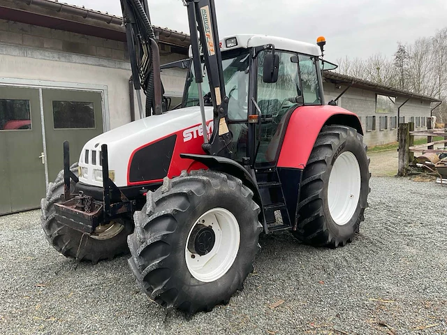 1999 steyr 9105a vierwielaangedreven landbouwtractor - afbeelding 2 van  40