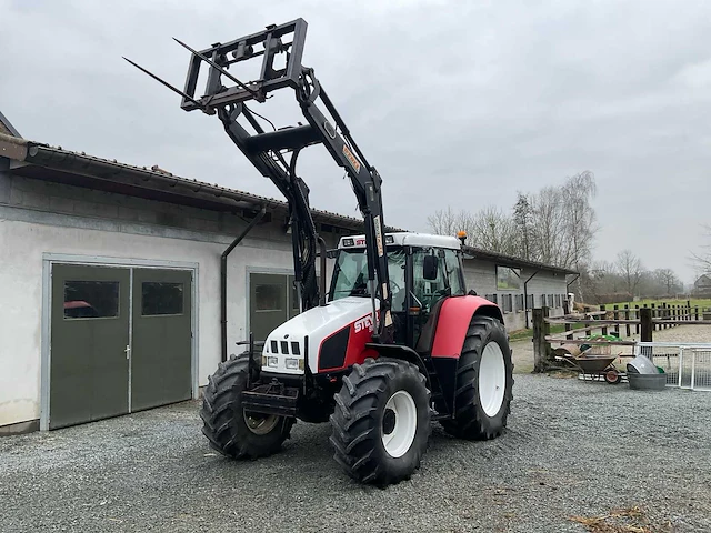 1999 steyr 9105a vierwielaangedreven landbouwtractor - afbeelding 1 van  40