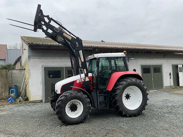 1999 steyr 9105a vierwielaangedreven landbouwtractor - afbeelding 12 van  40