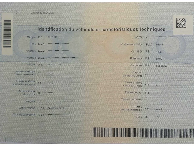 1999 suzuki jimny jeep pick-up vrachtwagen - afbeelding 2 van  11