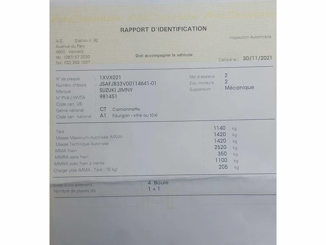 1999 suzuki jimny jeep pick-up vrachtwagen - afbeelding 9 van  11