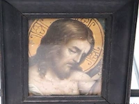 19de eeuws portret jc, ondeel van groter werk, 18x17 - afbeelding 2 van  3
