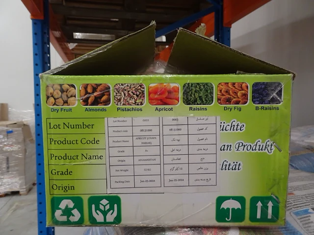 19x 12kg gedroogd fruit - afbeelding 3 van  3