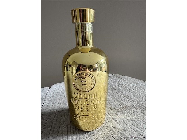 1fles gin gold - afbeelding 1 van  1