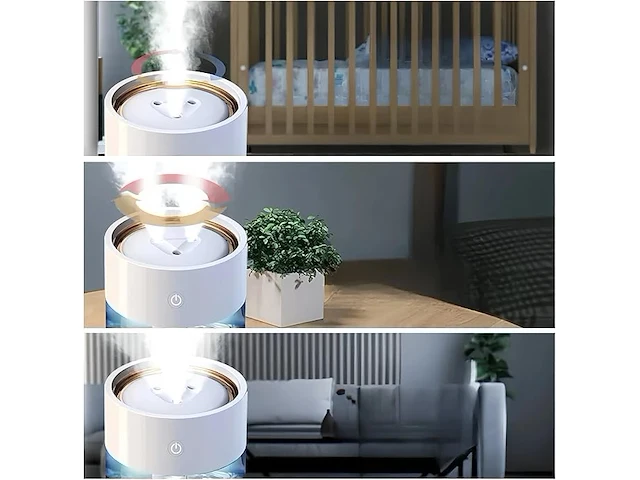 1l grote capaciteit kleurrijke lichtgevende luchtbevochtiger - afbeelding 4 van  4