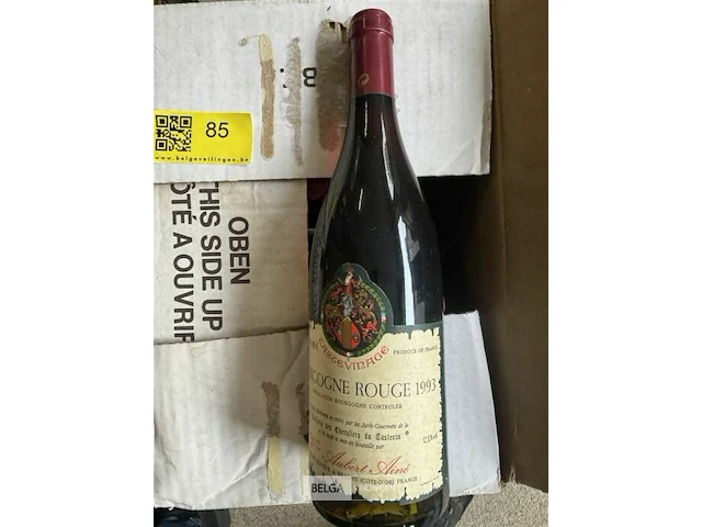 1x 1 doos bourgogne rouge 1993 - afbeelding 1 van  6