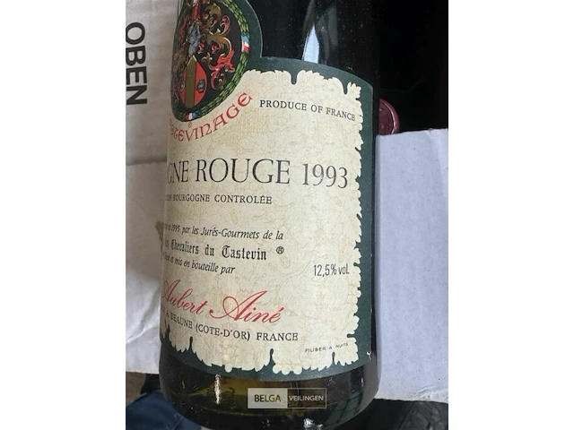 1x 1 doos bourgogne rouge 1993 - afbeelding 3 van  6