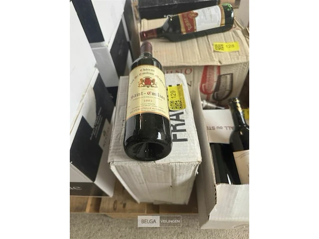 1x 1 doos chateau clos saint emilion magnan 1995 - afbeelding 2 van  5