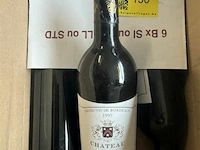 1x 1 doos chateau de pelissac cotes des bourg 1995 - afbeelding 1 van  3
