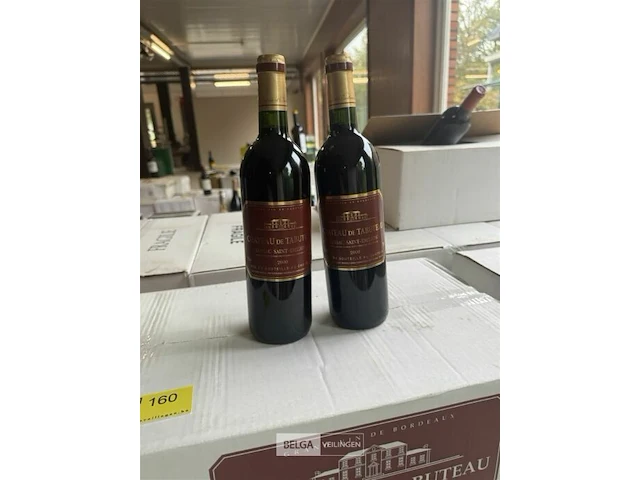1x 1 doos chateau de tabuteau lussac saint emilion 2000 - afbeelding 1 van  6