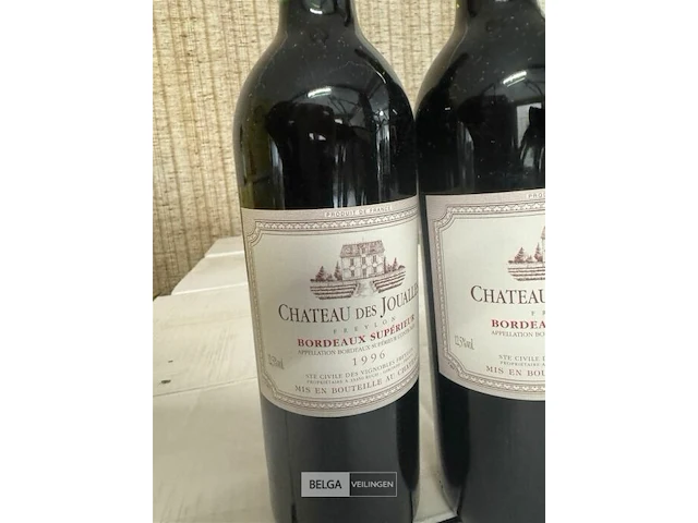 1x 1 doos chateau des joualles bordeaux superieur 1996 - afbeelding 2 van  4
