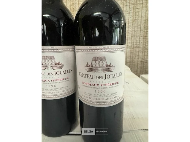 1x 1 doos chateau des joualles bordeaux superieur 1996 - afbeelding 3 van  4