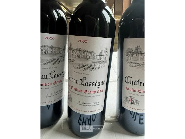 1x 1 doos chateau lassegne saint emilion grand cru 2000 - afbeelding 5 van  5
