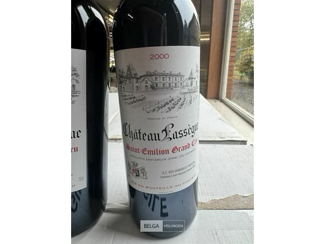 1x 1 doos chateau lassegne saint emilion grand cru 2000 - afbeelding 4 van  5