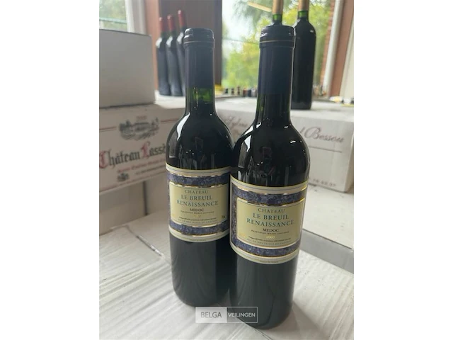 1x 1 doos chateau le breuil renaissance medoc 2000 - afbeelding 1 van  3