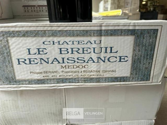 1x 1 doos chateau le breuil renaissance medoc 2000 - afbeelding 3 van  3