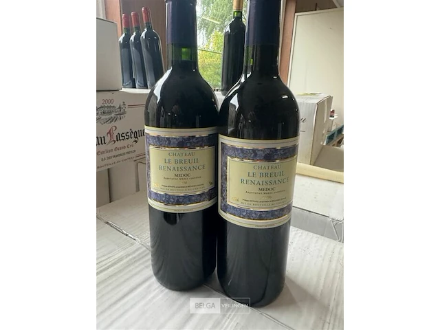 1x 1 doos chateau le breuil renaissance medoc 2000 - afbeelding 3 van  3
