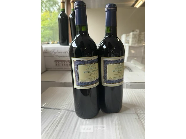 1x 1 doos chateau le breuil renaissance medoc 2000 - afbeelding 3 van  4