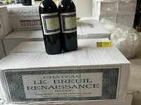 1x 1 doos chateau le breuil renaissance medoc 2000 - afbeelding 1 van  5