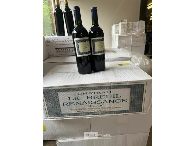 1x 1 doos chateau le breuil renaissance medoc 2000 - afbeelding 2 van  5