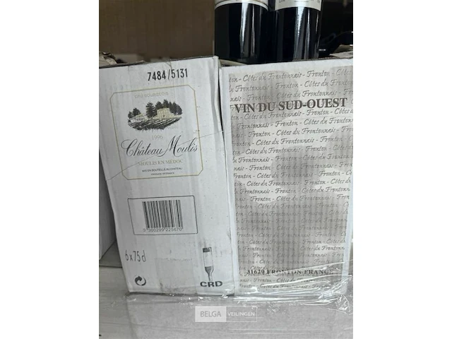 1x 1 doos chateau moulis 1996 en 1x 1 doos chateau cap de bel 2003 - afbeelding 3 van  6