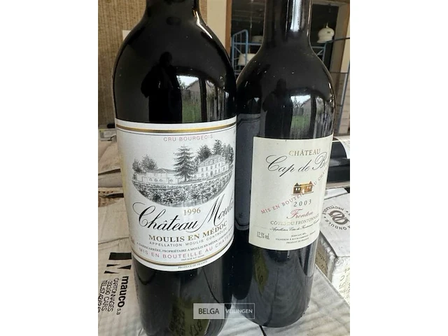 1x 1 doos chateau moulis 1996 en 1x 1 doos chateau cap de bel 2003 - afbeelding 5 van  6