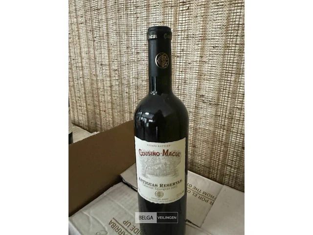1x 1 doos cousino macul antiguas reservas cabernet sauvignon 2003 - afbeelding 2 van  3