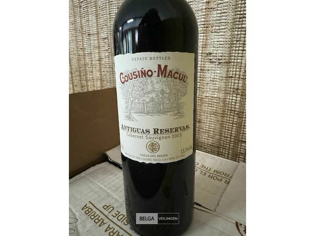 1x 1 doos cousino macul antiguas reservas cabernet sauvignon 2003 - afbeelding 3 van  3