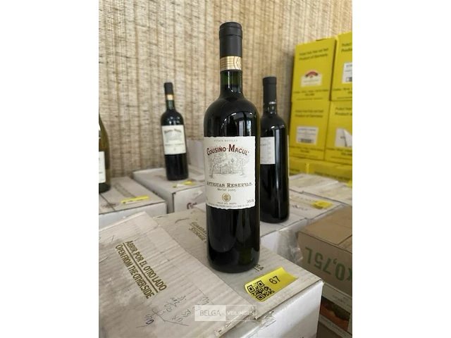 1x 1 doos cousino macul antiguas reservas merlot 2005 - afbeelding 1 van  4