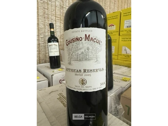 1x 1 doos cousino macul antiguas reservas merlot 2005 - afbeelding 2 van  4