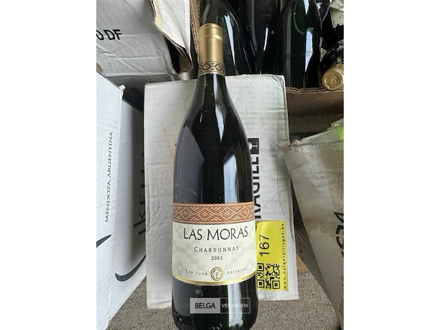 1x 1 doos las moras chardonnay 2003 - afbeelding 1 van  4