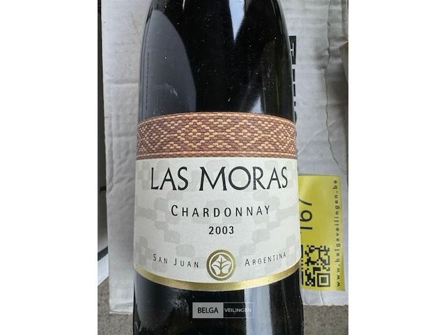 1x 1 doos las moras chardonnay 2003 - afbeelding 2 van  4