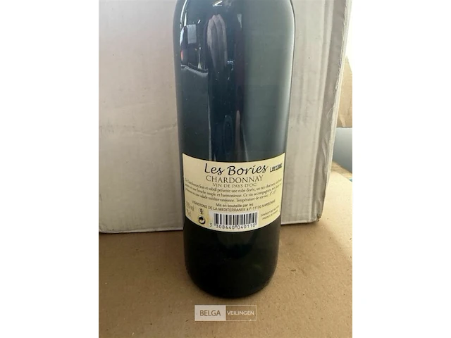 1x 1 doos les bories chardonnay 2007 - afbeelding 2 van  4