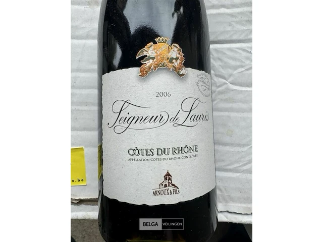 1x 1 doos seigneur de lauris cotes du rhone 2006 - afbeelding 2 van  4