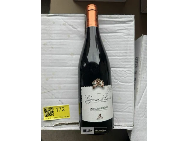 1x 1 doos seigneur de lauris cotes du rhone 2006 - afbeelding 3 van  4