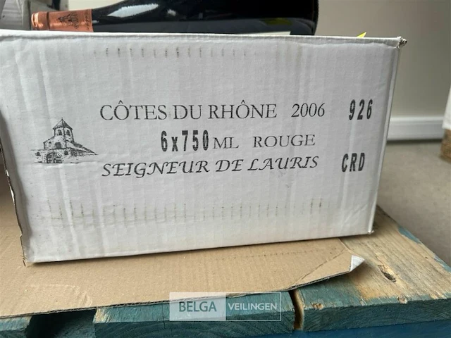 1x 1 doos seigneur de lauris cotes du rhone 2006 - afbeelding 4 van  4