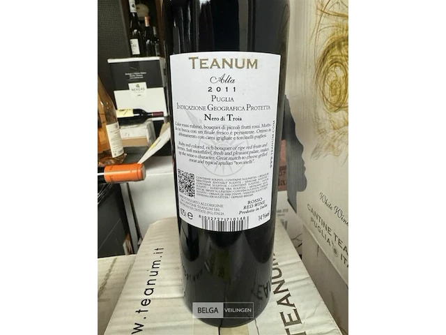 1x 1 doos teanum nero di troia 2011 - afbeelding 5 van  5