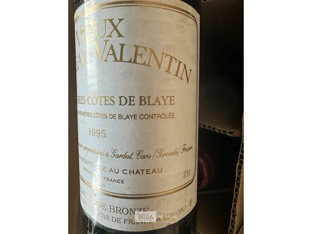 1x 1 doos vieux chateau valentin 1995 - afbeelding 3 van  4