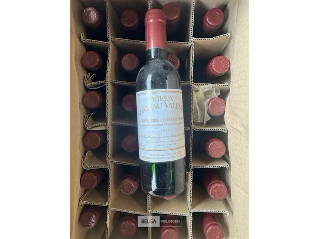 1x 1 doos vieux chateau valentin 1995 - afbeelding 4 van  4