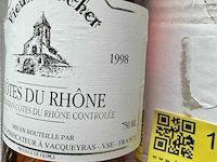 1x 1 doos vieux clocher cotes du rhone 1998 - afbeelding 3 van  4