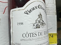 1x 1 doos vieux clocher cotes du rhone 1998 - afbeelding 4 van  4