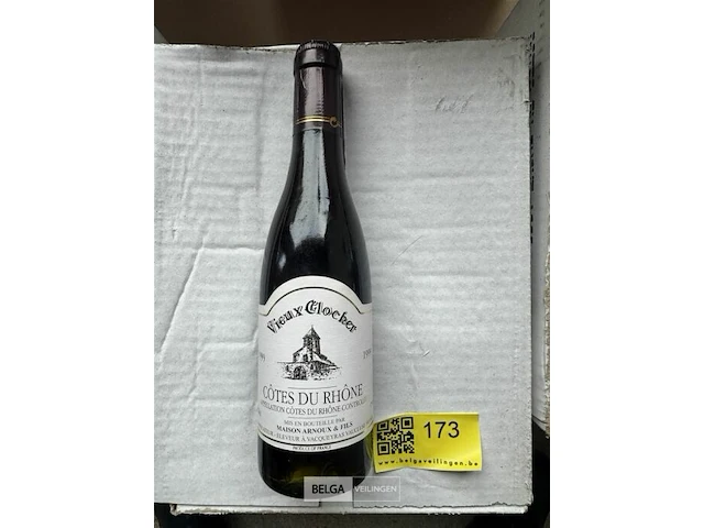 1x 1 doos vieux clocher cotes du rhone 1999 - afbeelding 1 van  3