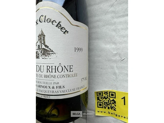 1x 1 doos vieux clocher cotes du rhone 1999 - afbeelding 3 van  3