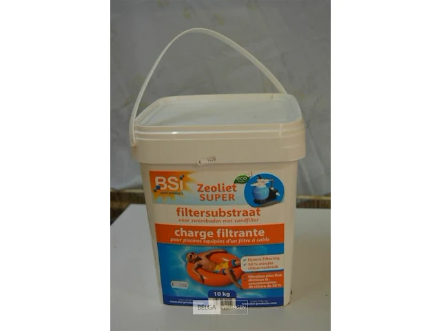 1x 10kg zeoliet super - filtersubstraat voor zwembaden met zandfilter - afbeelding 1 van  2